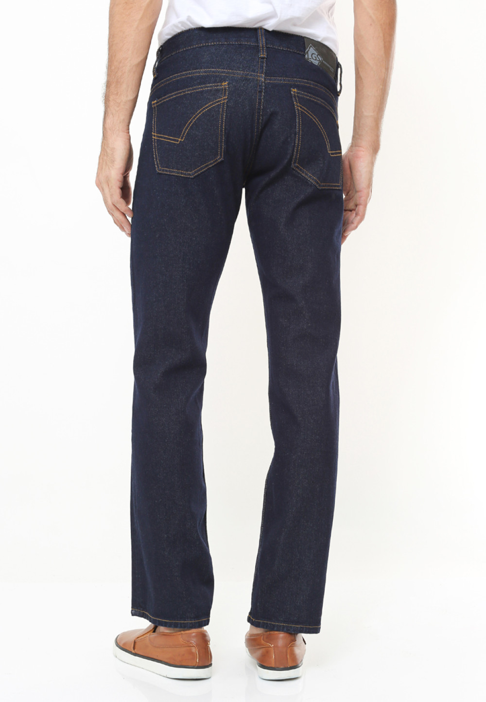 Regular Fit Premium Jeans  Basic Model Biru  Navy 
